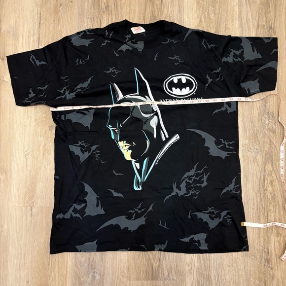1992 AOP Batman Returns NovelTeez Vintage Tee - Picture 5 of 7